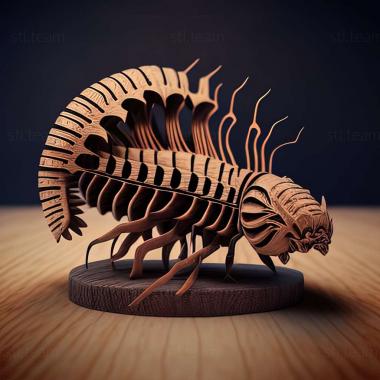 3D model Scolopendra polymorpha (STL)